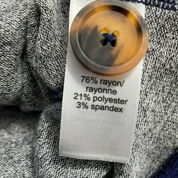 Maurices Blue and Gray Plaid Hooded Cardigan - Picture 6 of 6